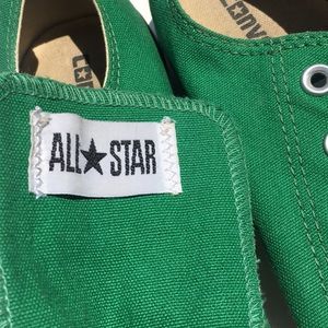 Low Top Converse (Green)